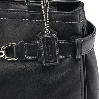 Coach 10531 Black Leather Hampton Tote Bag