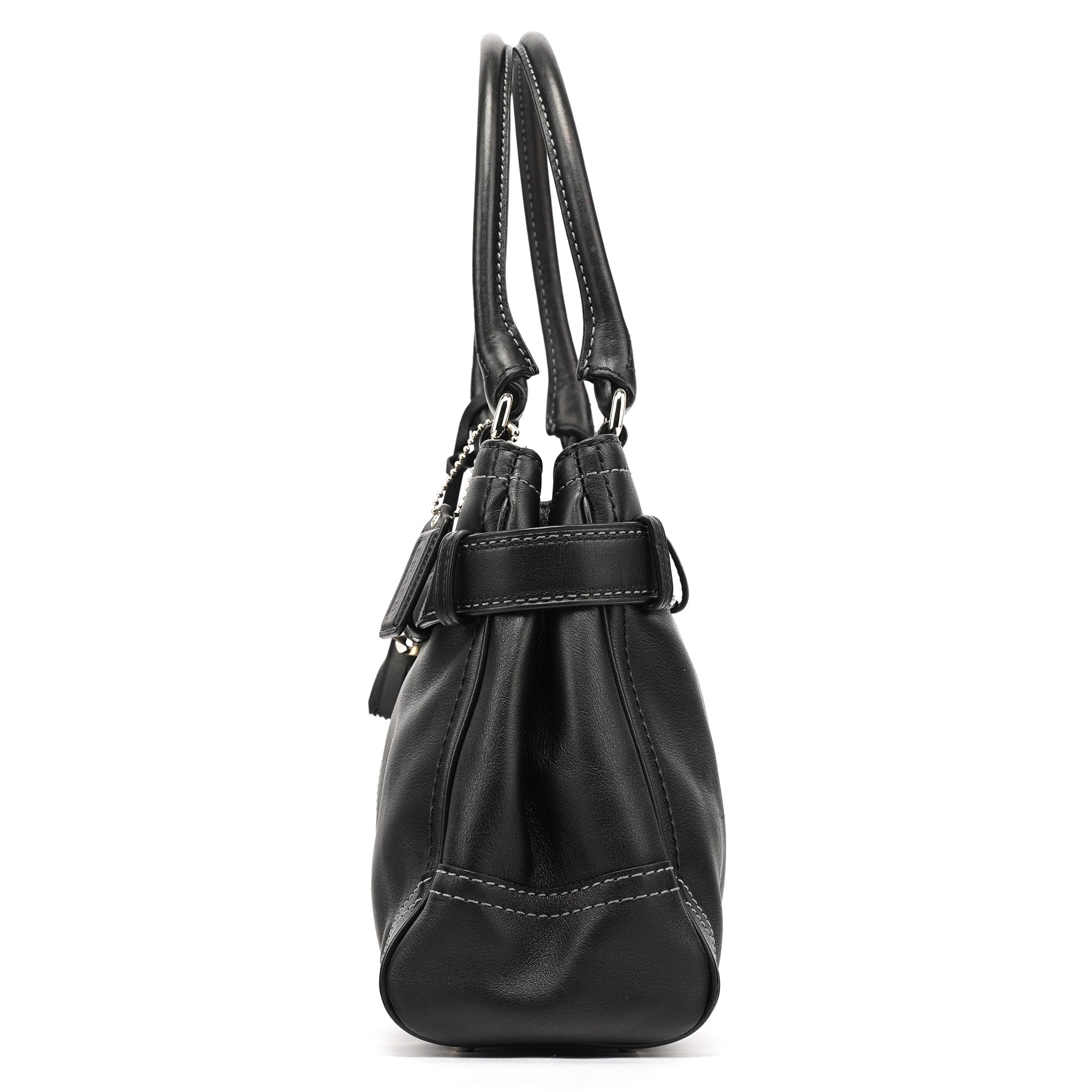 Coach 10531 Black Leather Hampton Tote Bag