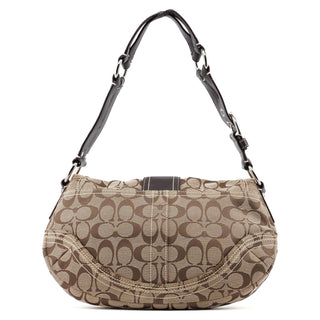 Coach 10603 Beige Brown Signature C Soho Shoulder Bag