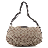 Coach 10603 Beige Brown Signature C Soho Shoulder Bag