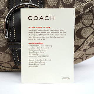 Coach 10603 Beige Brown Signature C Soho Shoulder Bag