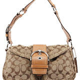 Coach 10604 Beige Signature C Soho Shoulder Bag