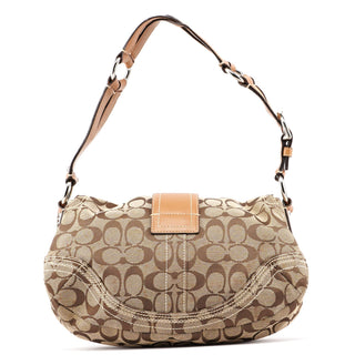 Coach 10604 Beige Signature C Soho Shoulder Bag