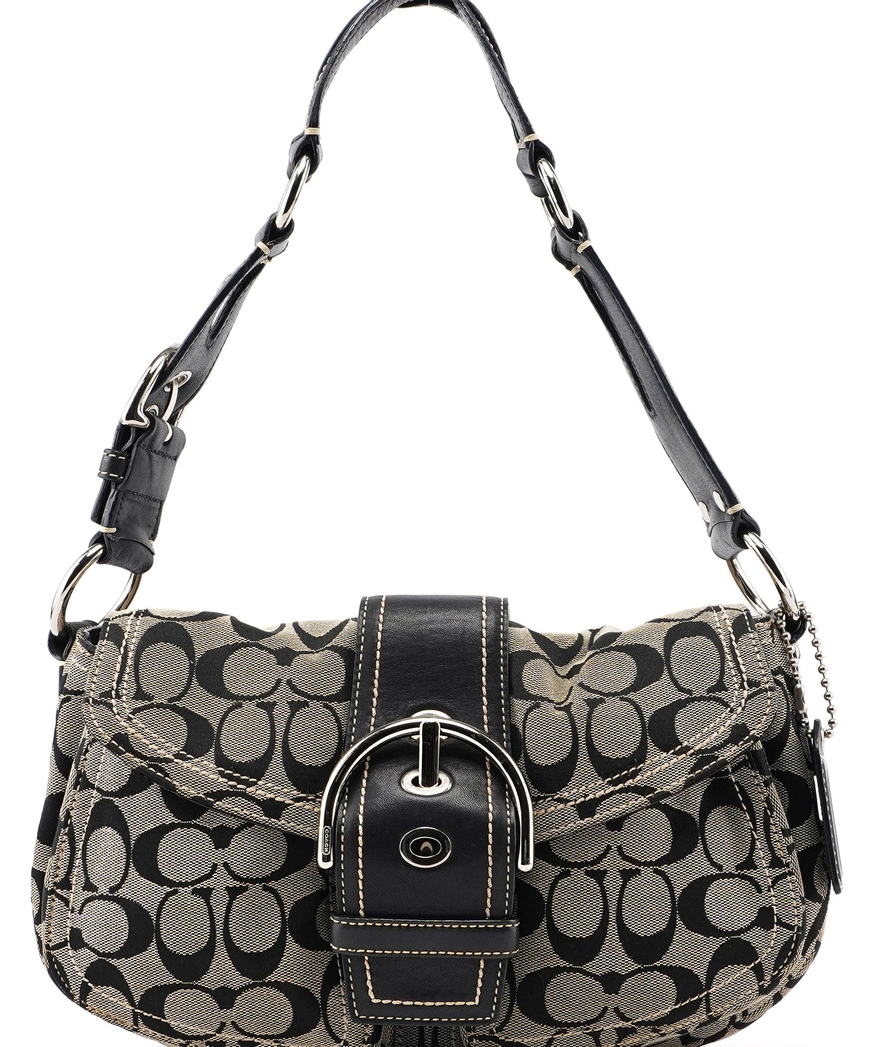 Coach 10604 Grey Signature C Soho Shoulder Bag