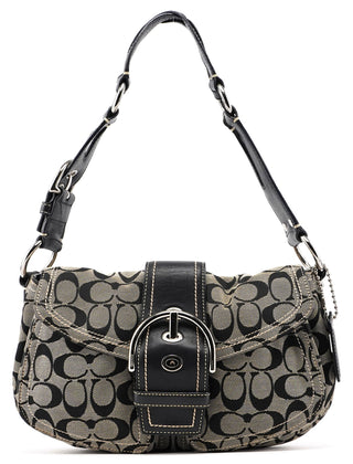 Coach 10604 Grey Signature C Soho Shoulder Bag