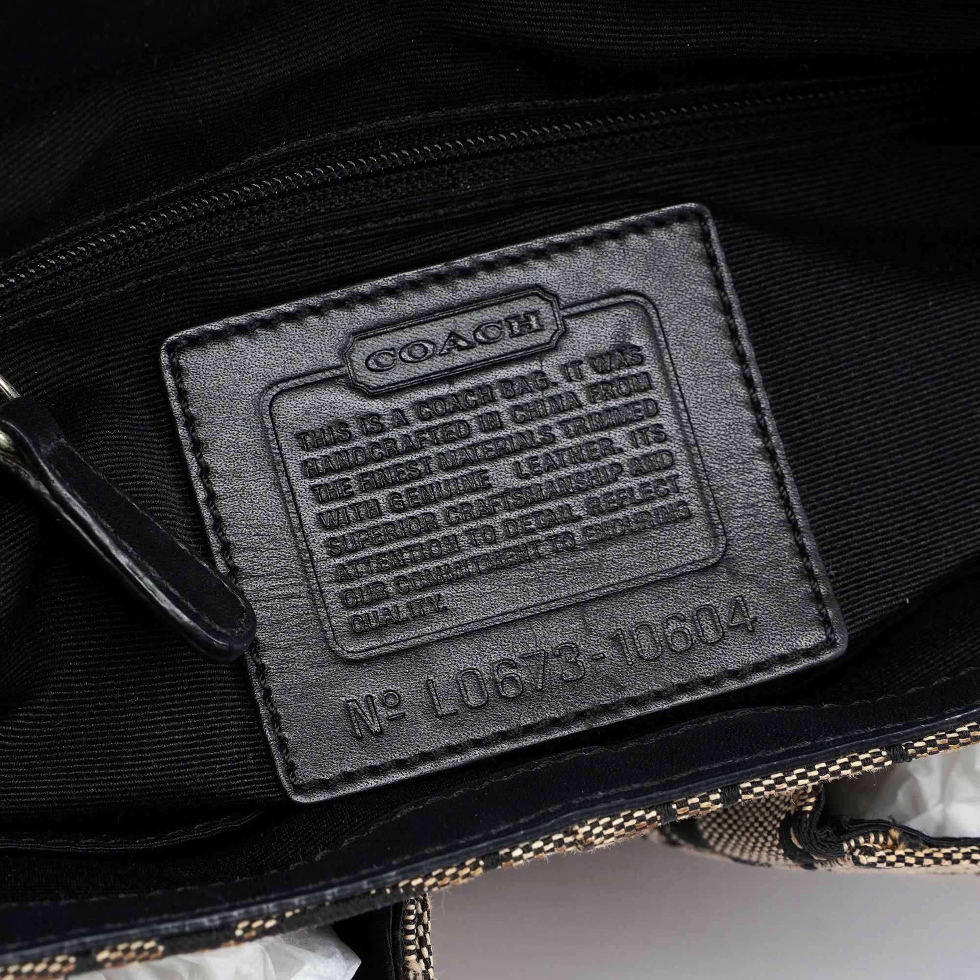 Coach 10604 Grey Signature C Soho Shoulder Bag