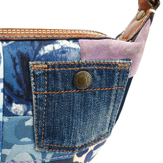 Coach 10819 Multicolour Signature Patchwork Crossbody Bag