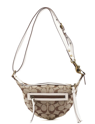 Coach 10840 Beige Signature C Swing Bag