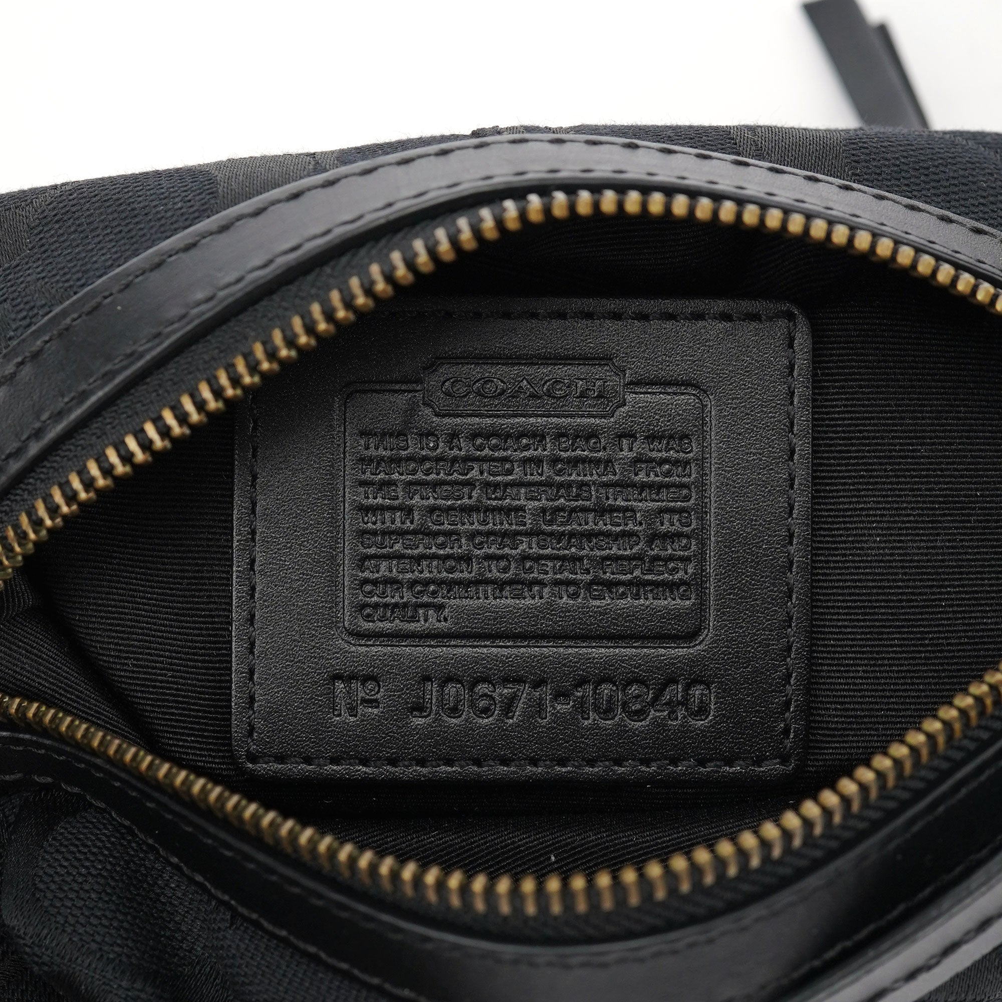 Coach 10840 Sac Signature C Swing noir
