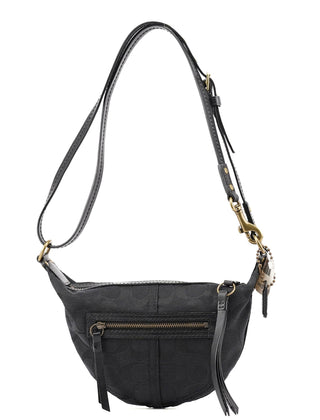 Coach 10840 Black Signature C Swing Bag