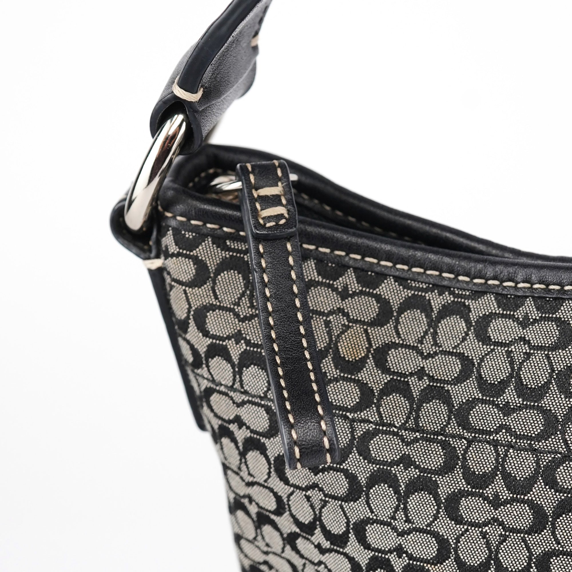 Coach 10924 Grey Hobo Shoulder Bag