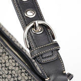 Coach 10924 Grey Hobo Shoulder Bag