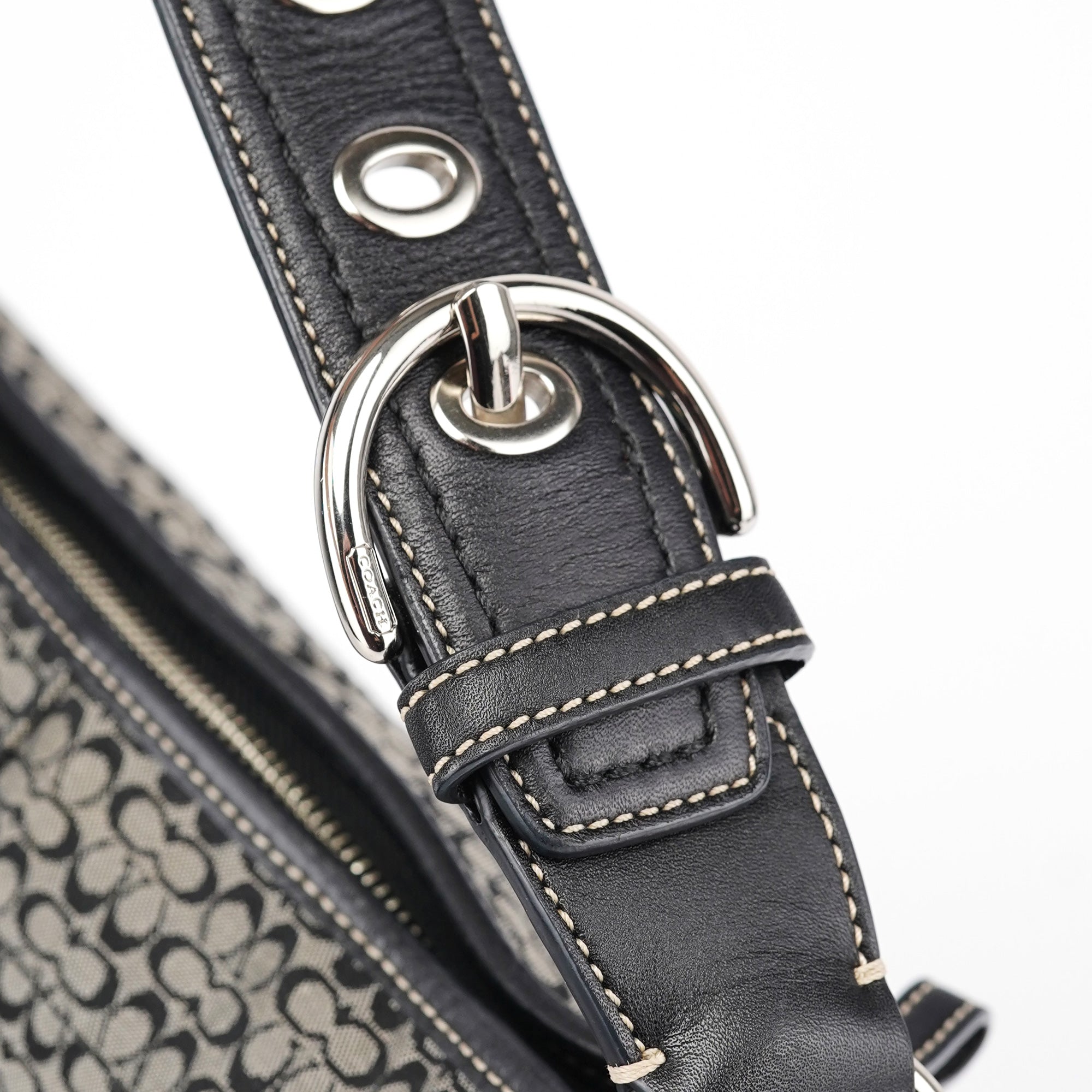 Coach 10924 Grey Hobo Shoulder Bag
