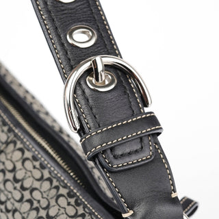 Coach 10924 Grey Hobo Shoulder Bag