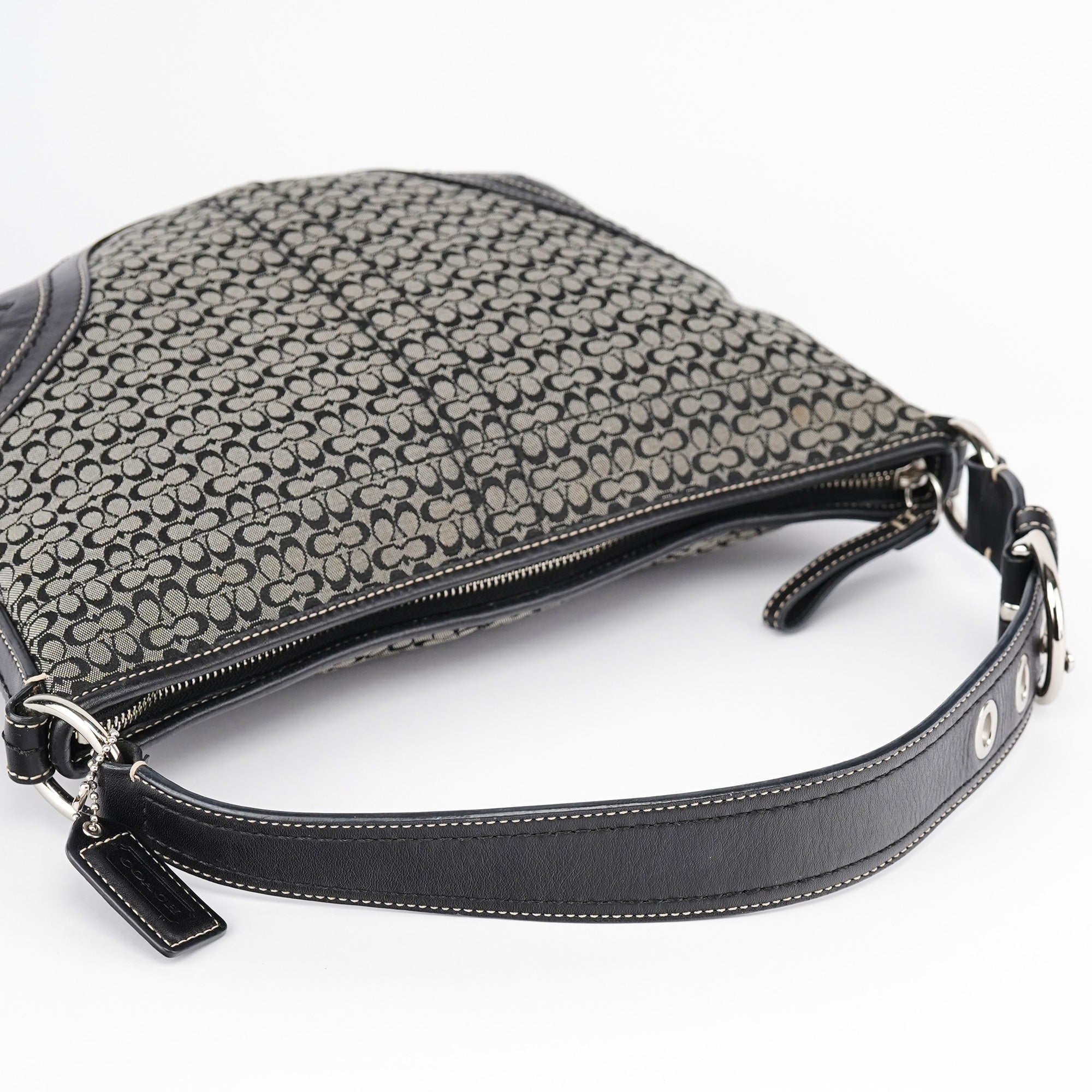 Coach 10924 Grey Hobo Shoulder Bag