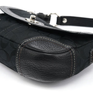 Coach 10983 Black Soho Turnlock Shoulder Bag