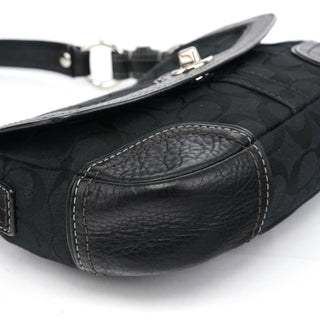 Coach 10983 Black Soho Turnlock Shoulder Bag