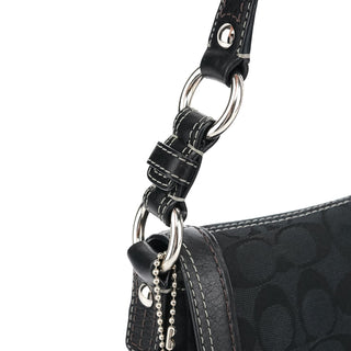 Coach 10983 Black Soho Turnlock Shoulder Bag