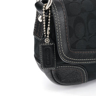Coach 10983 Black Soho Turnlock Shoulder Bag