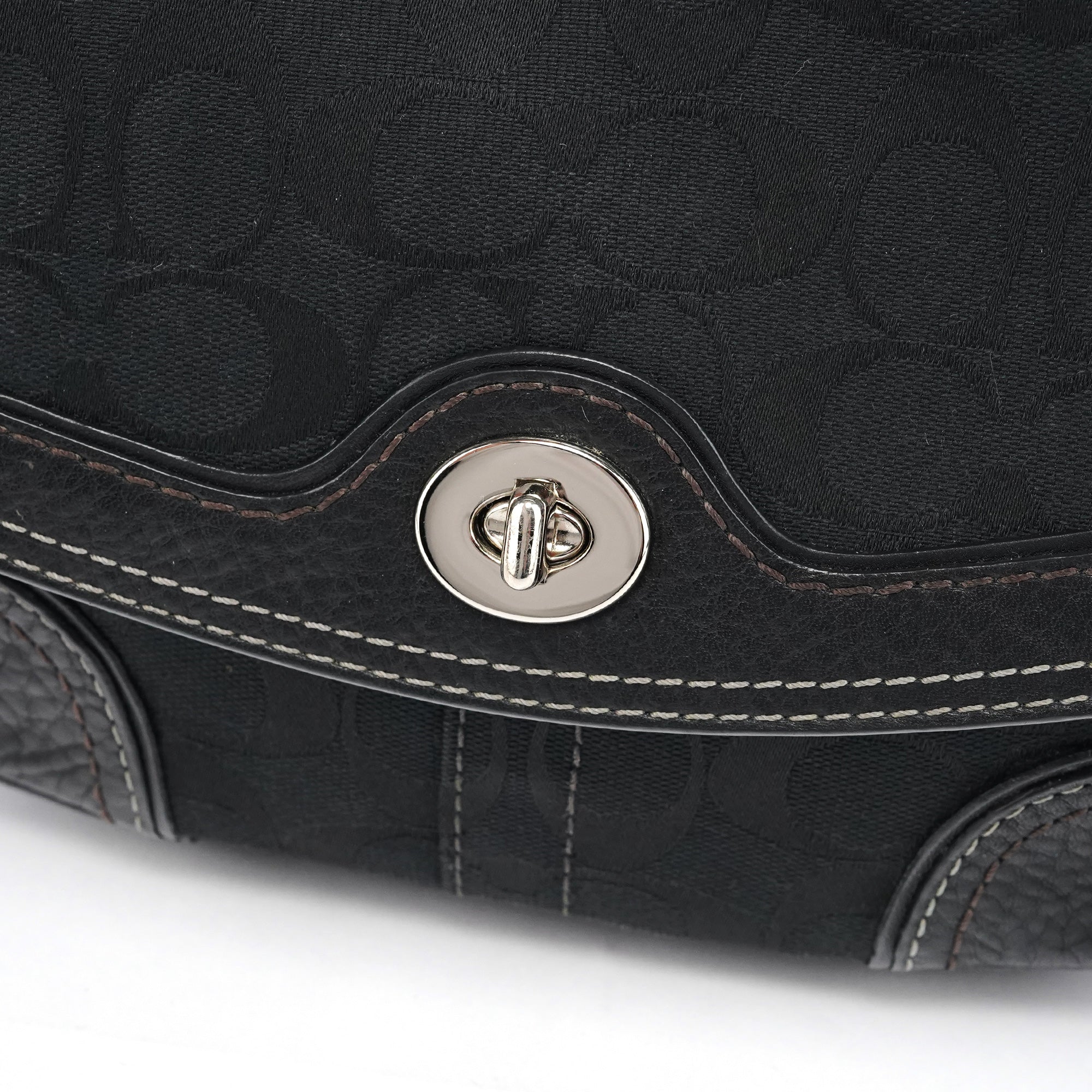Coach 10983 Black Soho Turnlock Shoulder Bag