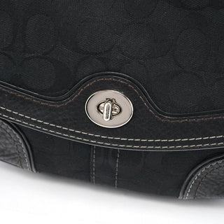Coach 10983 Black Soho Turnlock Shoulder Bag