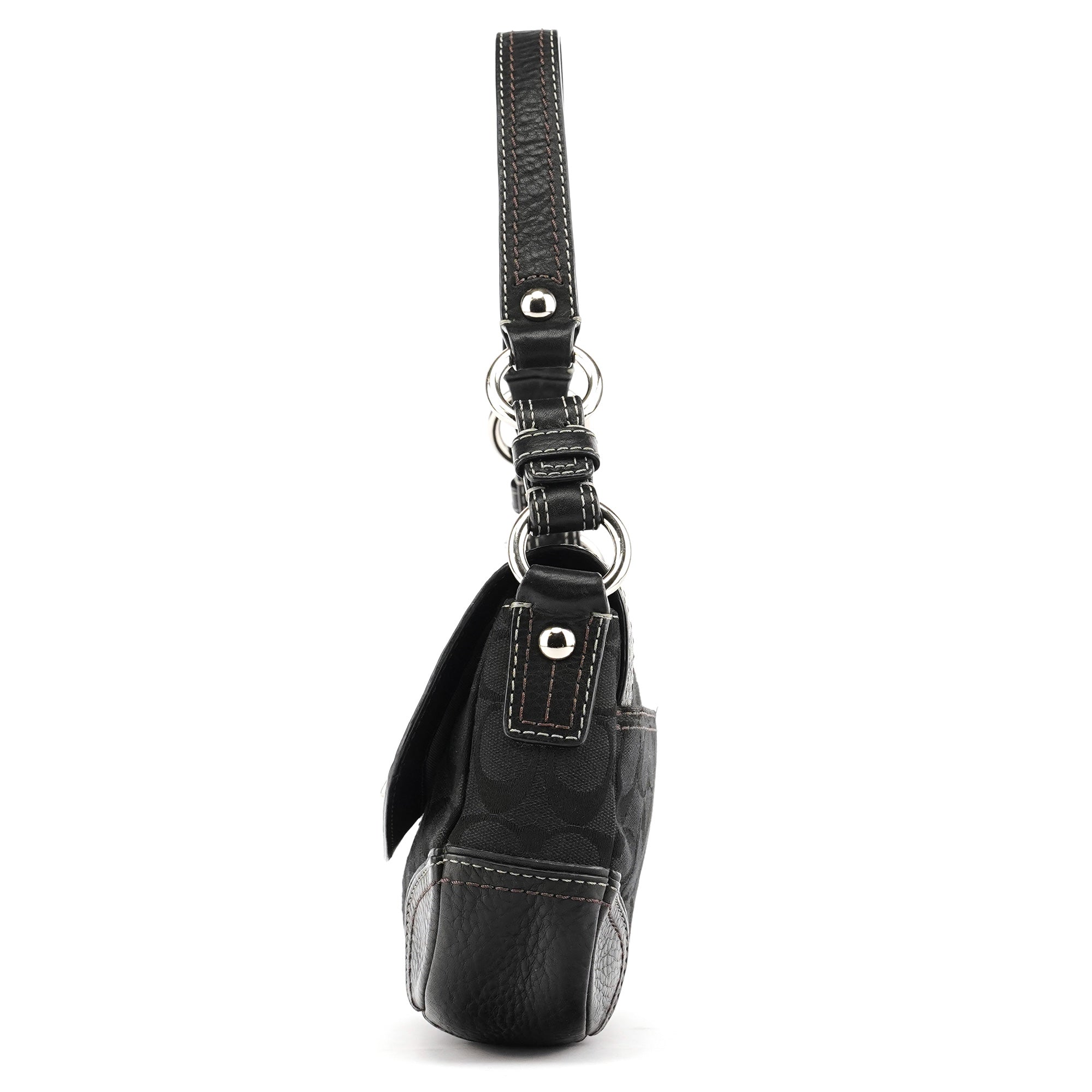 Coach 10983 Black Soho Turnlock Shoulder Bag