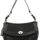 Coach 10983 Black Soho Turnlock Shoulder Bag