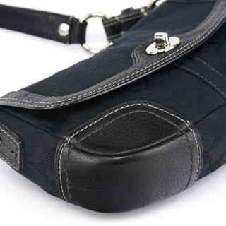 Coach 10983 Black Turnlock Shoulder Bag