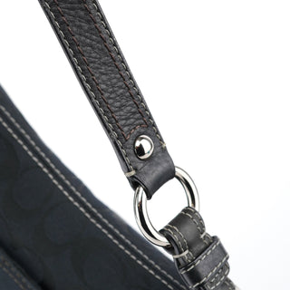 Coach 10983 Black Turnlock Shoulder Bag