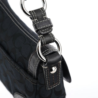 Coach 10983 Black Turnlock Shoulder Bag