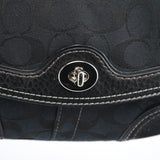 Coach 10983 Black Turnlock Shoulder Bag