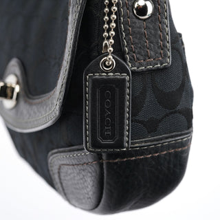 Coach 10983 Black Turnlock Shoulder Bag