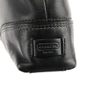 Coach 11042 Black Leather Turnlock Shoulder Bag