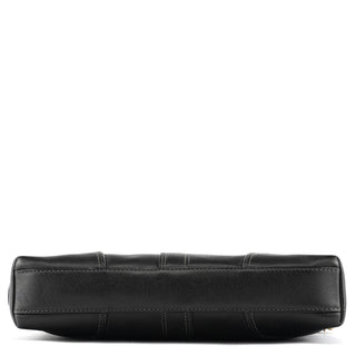 Coach 11042 Black Leather Turnlock Shoulder Bag