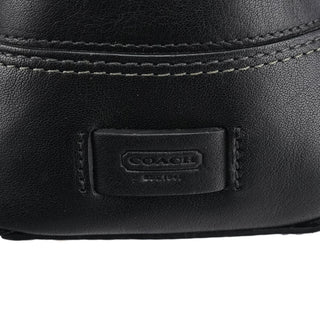 Coach 11047 Black Leather Turnlock Tote Bag