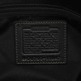 Coach 11047 Black Leather Turnlock Tote Bag