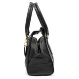 Coach 11047 Black Leather Turnlock Tote Bag