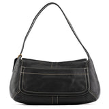 Coach 11254 Sac porté épaule Turnlock en cuir noir