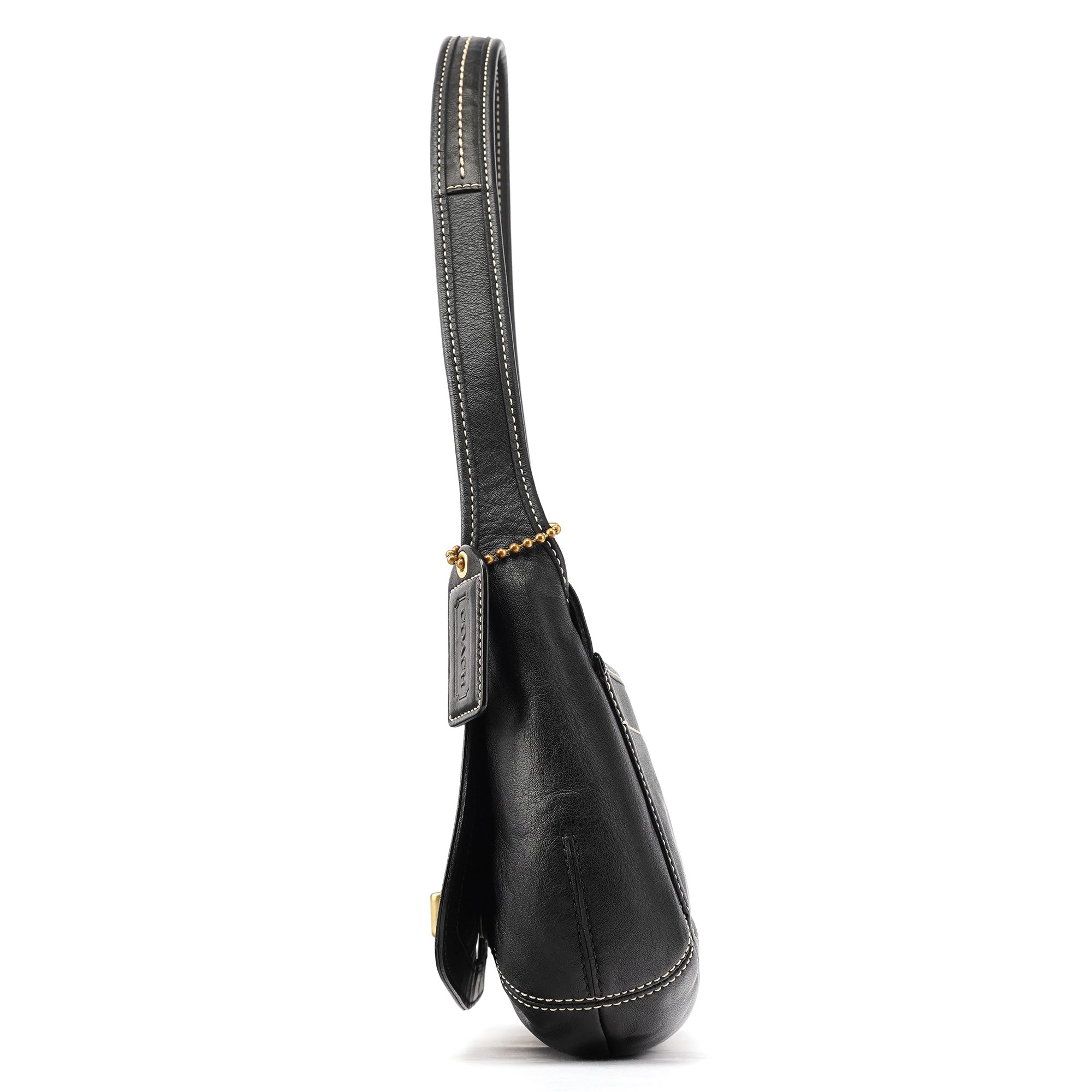 Coach 11254 Black Leather Turnlock Shoulder Bag – Rediscover Vintage