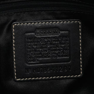 Coach 11297 Grey Black Signature Canvas Ergo Hobo Bag