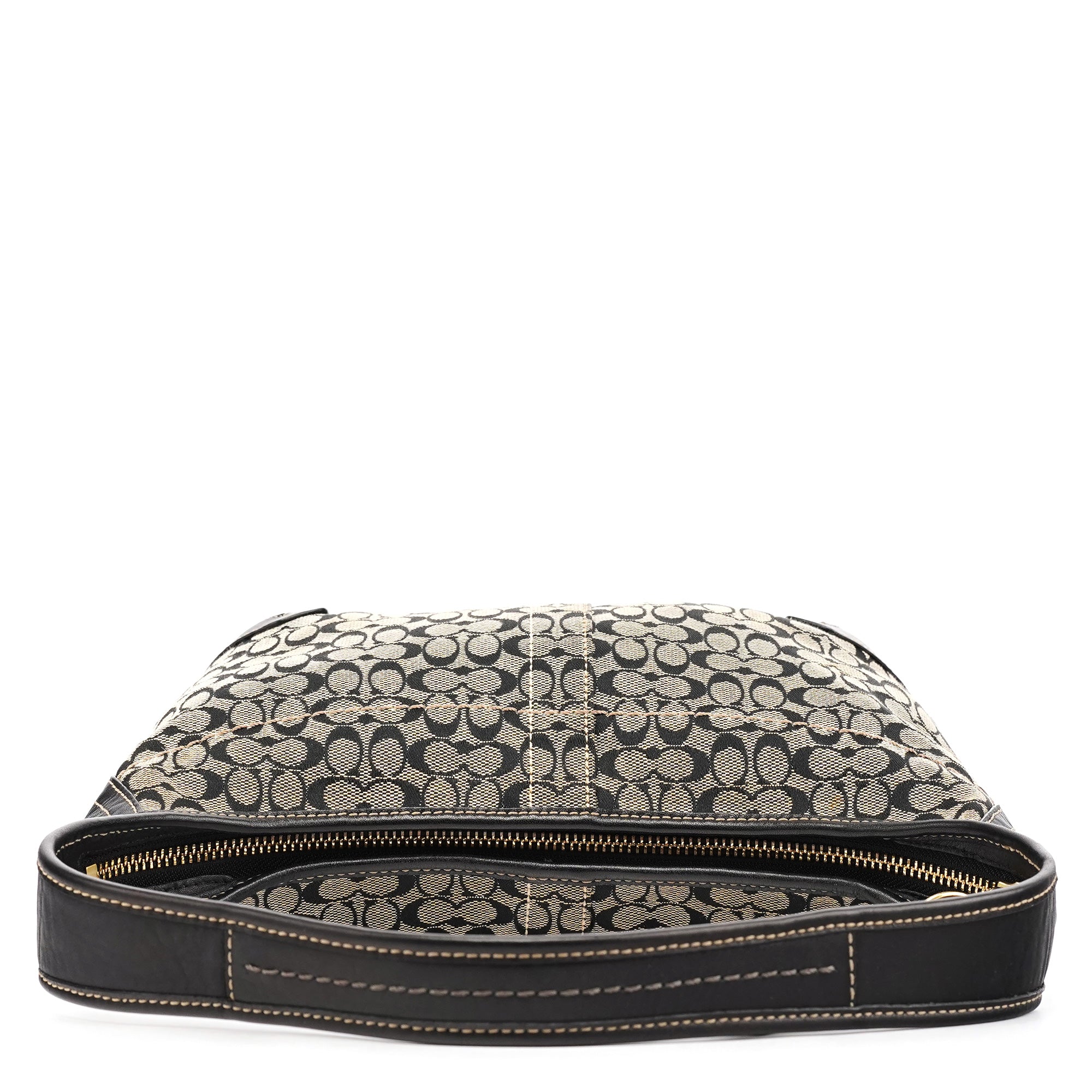 Coach 11297 Ergo Hobo Bag aus Signature Canvas in Grau und Schwarz