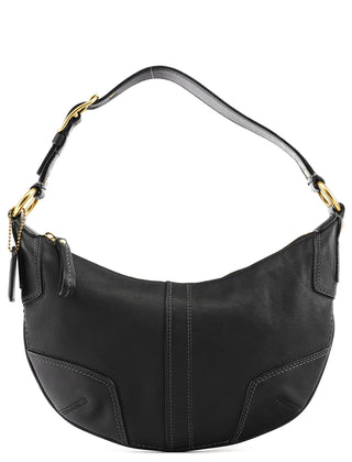 Coach 11372 Black Leather Ergo Hobo Shoulder Bag