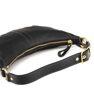 Coach 11372 Black Leather Ergo Hobo Shoulder Bag