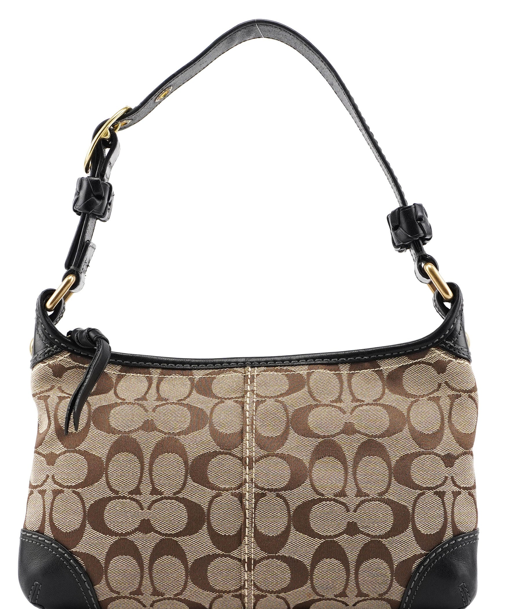 Coach 11430 Beige Signature C Hobo Shoulder Bag