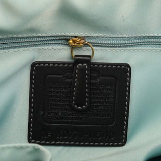 Coach 11540 Black Leather Turnlock Tote Bag