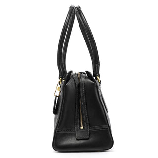 Coach 11540 Black Leather Turnlock Tote Bag