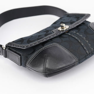 Coach 11574 Black Turnlock Shoulder Bag