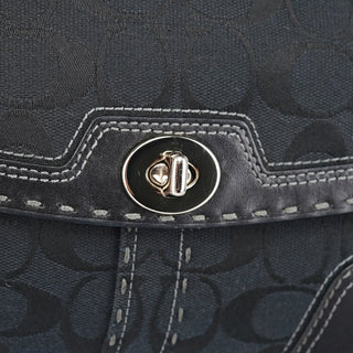 Coach 11574 Black Turnlock Shoulder Bag