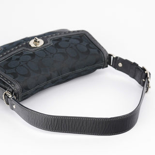 Coach 11574 Black Turnlock Shoulder Bag