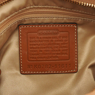 Coach 11611 Tan Leather Hobo Shoulder Bag